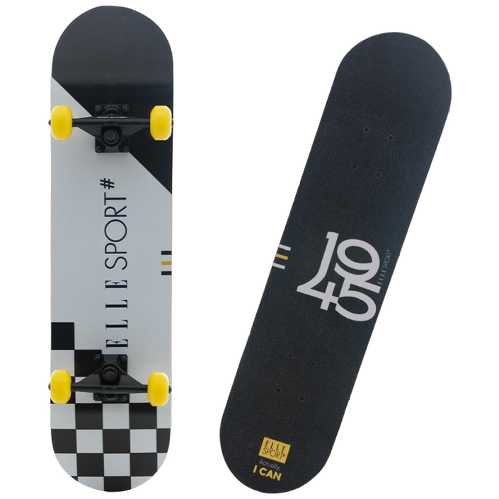 엘르 스케이트보드 입문용 초보 어린이 보드 스케이트 초등학생 가방티툴, 엘르일반형블랙, 1개