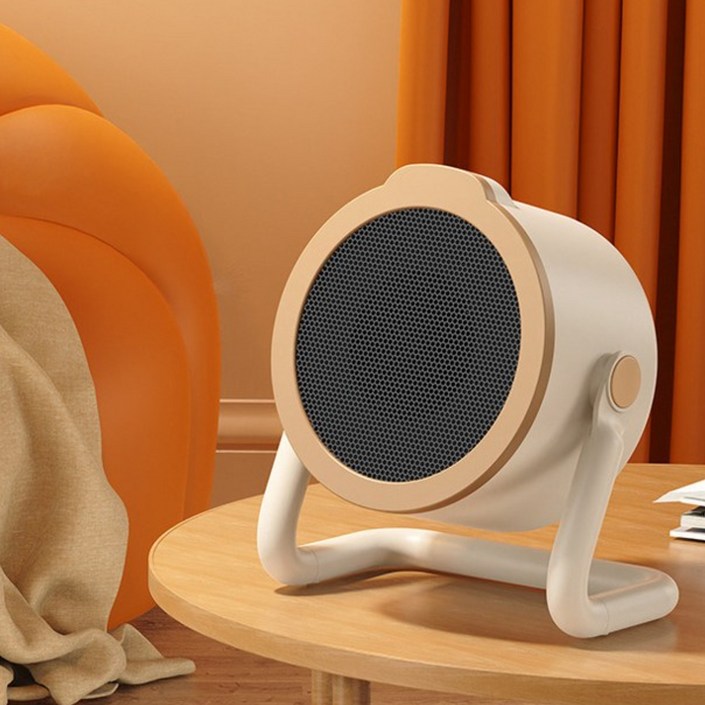 111독일 제품 가정용 온풍기 테이블 히터저전력 온풍기 눕스 온풍기 가정용 절전 온풍기, 크림색