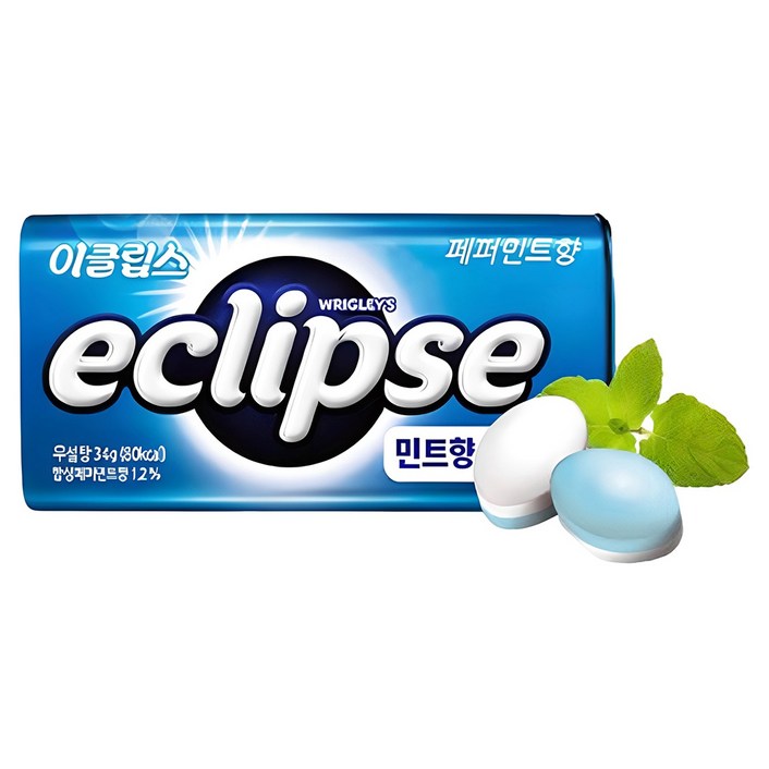 이클립스 페퍼민트향, 34g, 5개 이클립스 페퍼민트향, 34g, 5개