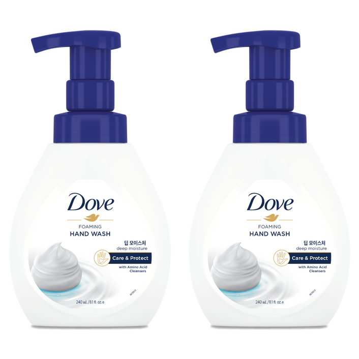 도브 포밍 핸드워시 딥 모이스처, 240ml, 2개