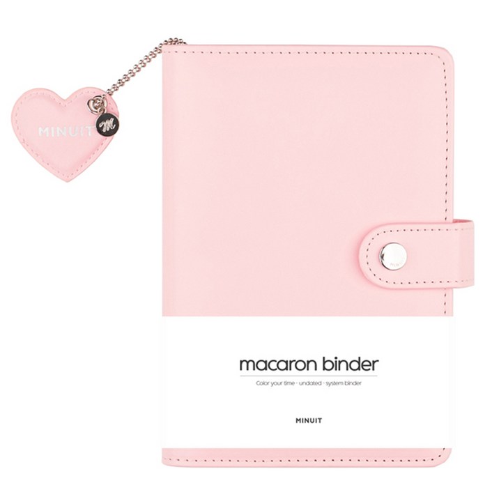 미뉴잇 마카롱 바인더 다이어리 6공 A6