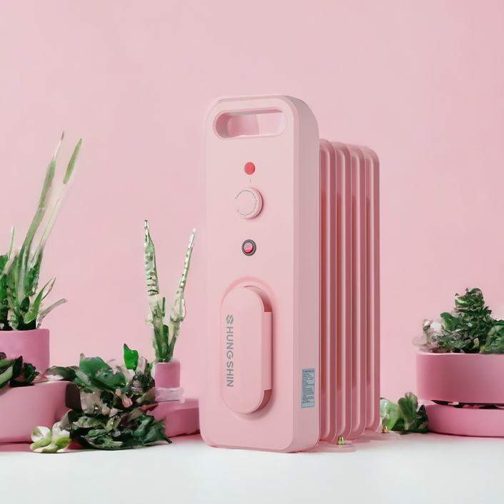 흥신라디에이터 오르씨 캠핑 라디에이터 Pink  가방 세트