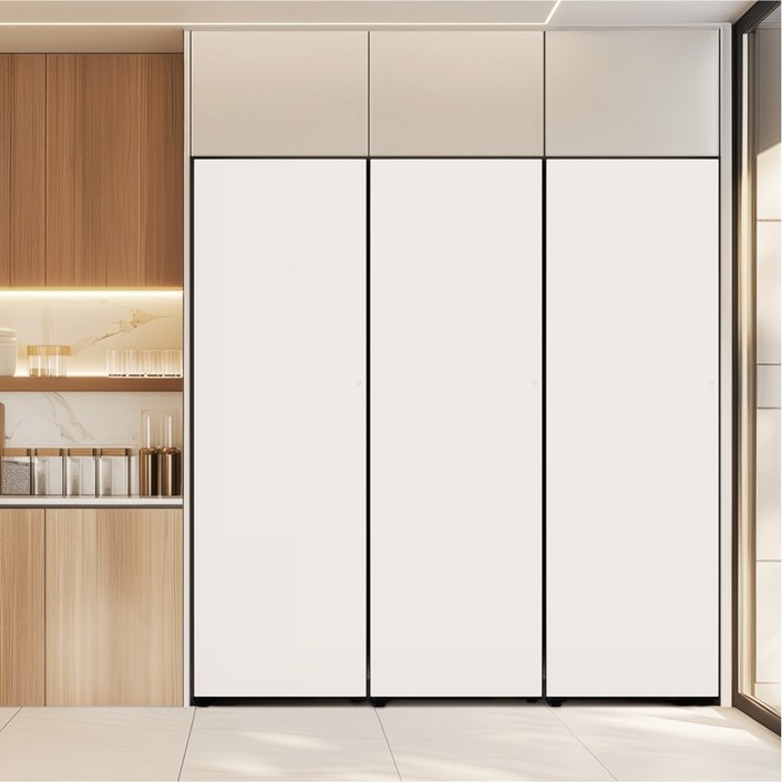 색상선택형 LG전자 오브제 컨버터블 패키지 글라스 냉장전용고  냉동전용고  김치전용고 세트 우열림 방문설치