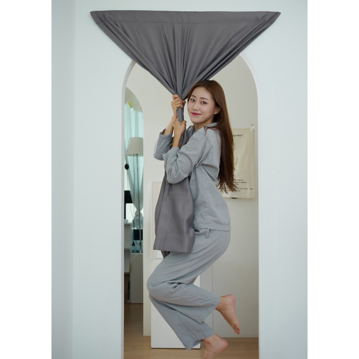 3M정품 떨어지지 않고 쉽게 붙이는 단열 3중 암막커튼끈 커튼봉 호환가능