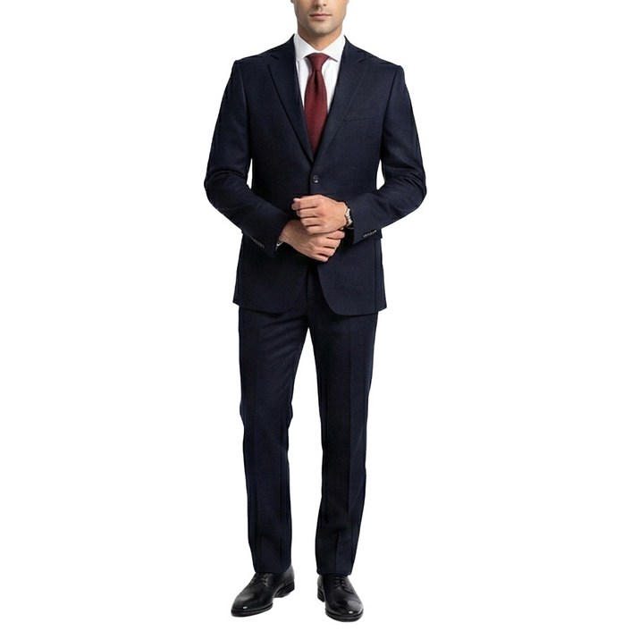 워모 울 혼방 스트레치 정장 수트