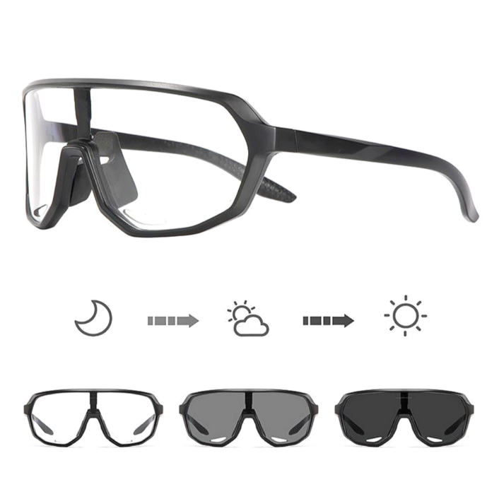 남녀공용 라이딩 아웃도어 스포츠 고글 변색 선글라스