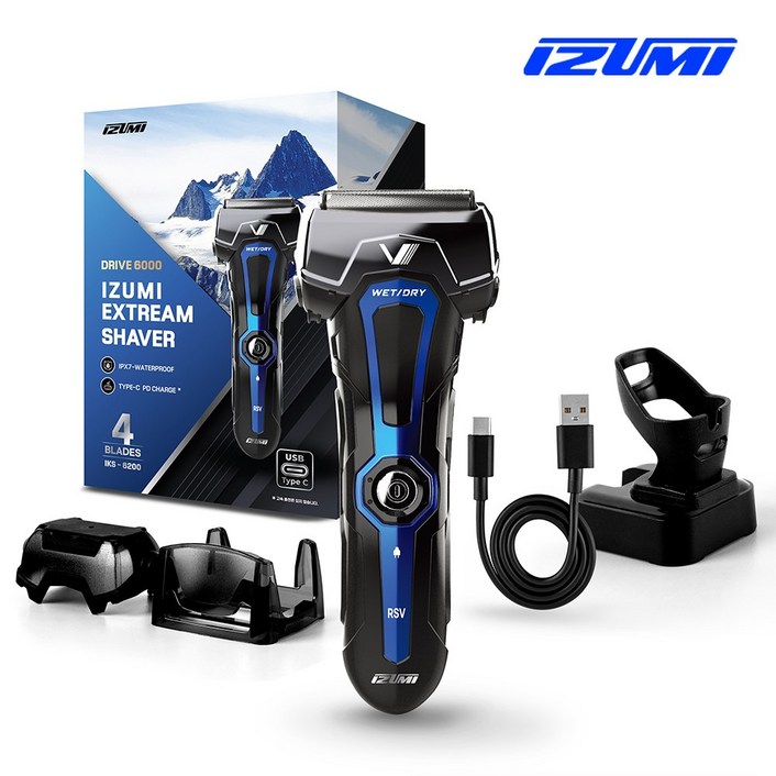 전기면도기 이즈미 신상품 익스트림 쉐이버, IKS6200 전동면도기
