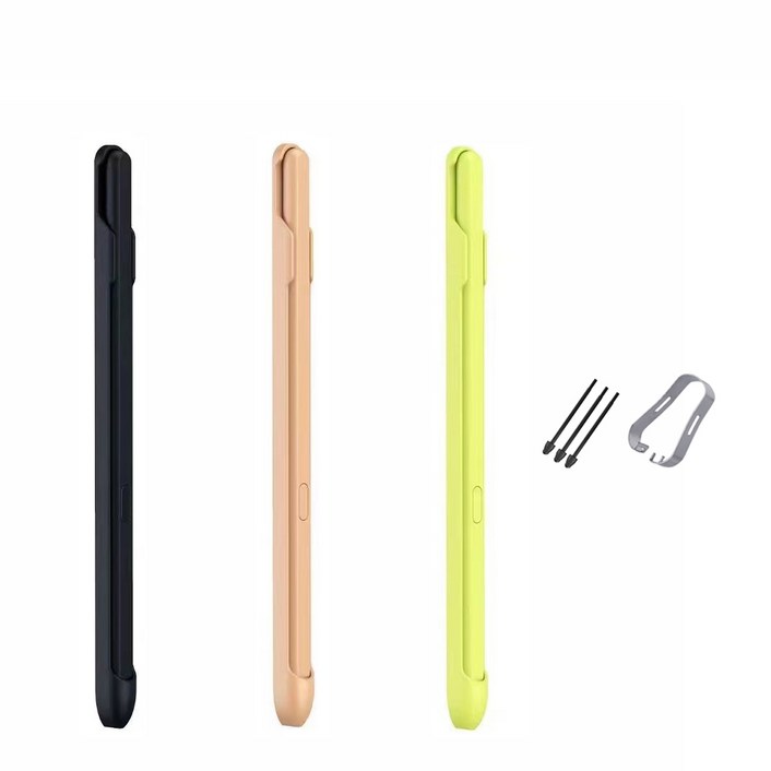 온니르 갤럭시 Z폴드 6 5 4 3 호환 폴드에디션 S펜 터치펜 펜수납홀더 세트, 1개, 블랙