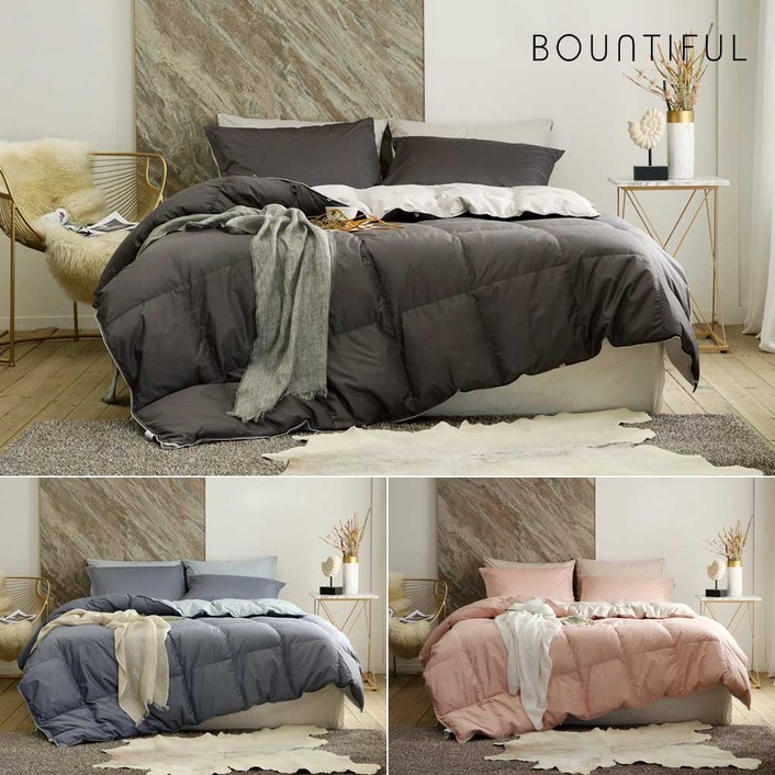 [역시즌할인] 5 ZERO 고중량 구스 차렵이불+베개커버 세트