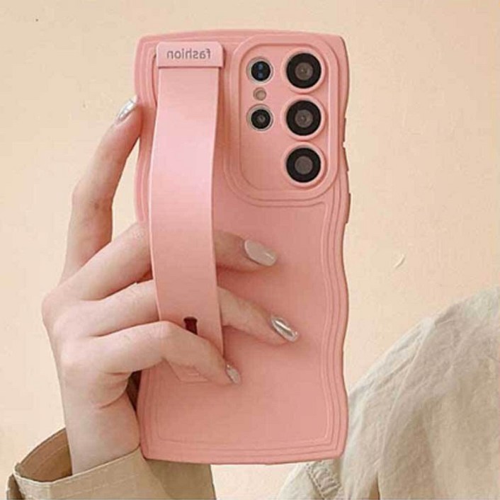 겔럭시 S23울트라 실리콘 스트랩 줄 유행 케이스