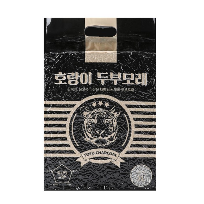 호랑이 먼지없는 프리미엄 두부 모래