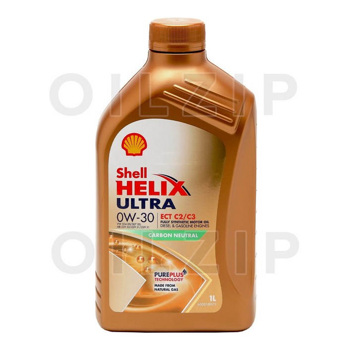 유럽쉘직수입 쉘 힐릭스 울트라 ECT C2 C3 0W30 1리터 100합성 겸용 엔진오일, 1개, 유럽쉘 울트라 ECT C2 C3 0W30 1L, 1L