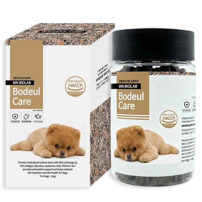 엠엔바이오랩 보들케어 연어 오메가3 반려견 강아지 영양제 150g, 1개, 150g, 1개, 피부피모알러지