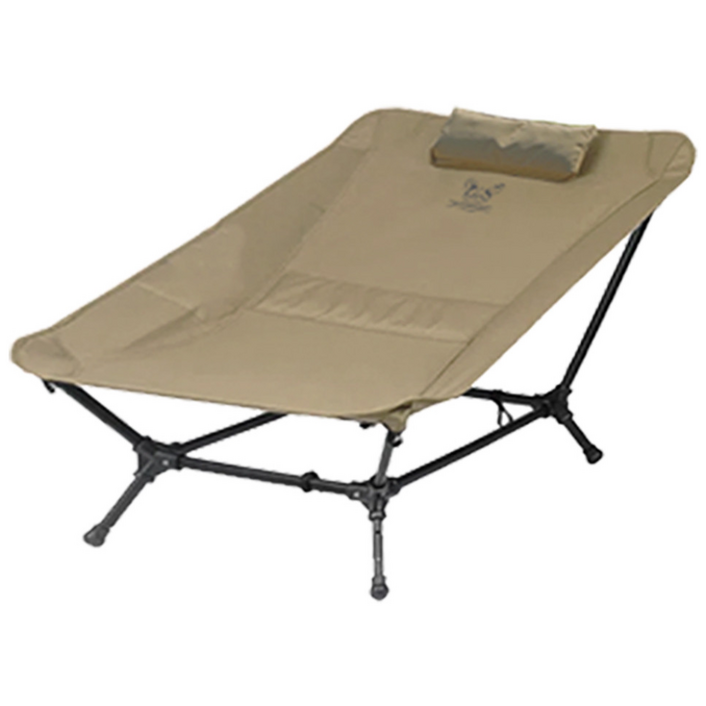 매드독캠프 카몬 베드체어 캠핑 릴렉스 경량체어 내하중180k, 탄베이지(메쉬커버포함), 1개
