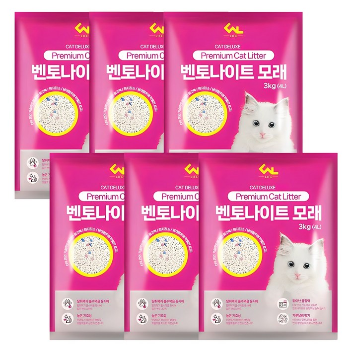 씨엔앨 디럭스 프리미엄 캣 리터 벤토나이트 모래 씨엔앨 디럭스 프리미엄 캣 리터 벤토나이트 모래