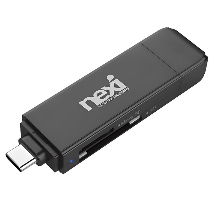 넥시 USB3.13.0 OTG 카드리더기 마이크로 SD 카드 NXU3130CR NX610