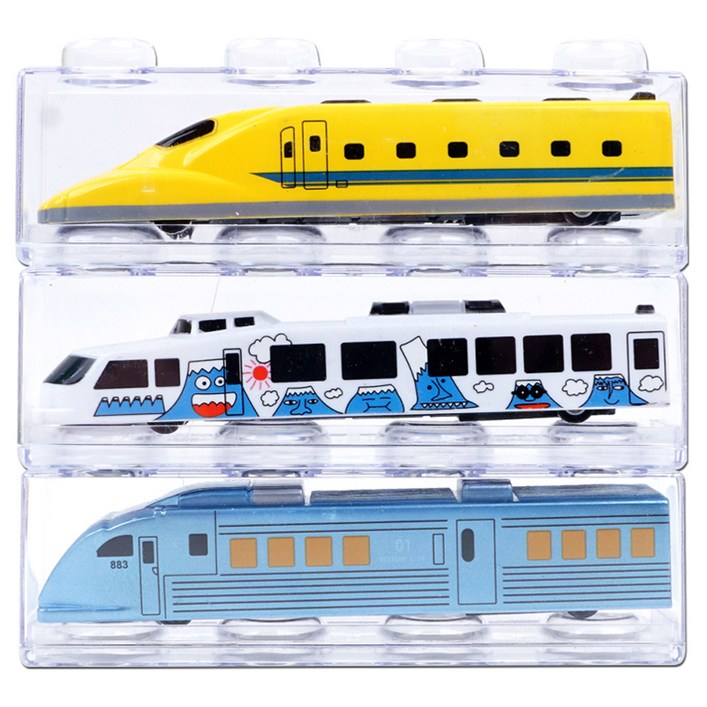 오즈토이 테라익스프레스 풀백 미니기차 3종세트