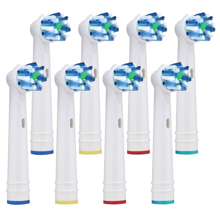토비메모리 크로스 액션 EB50A 호환 칫솔모 4종 x 2p 세트, 단일상품, 1세트