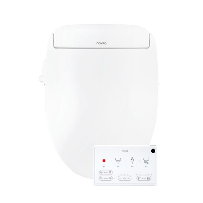 노비타 컴팩트 플러스 실속형 리모컨 전자식 위생 비데 자가설치