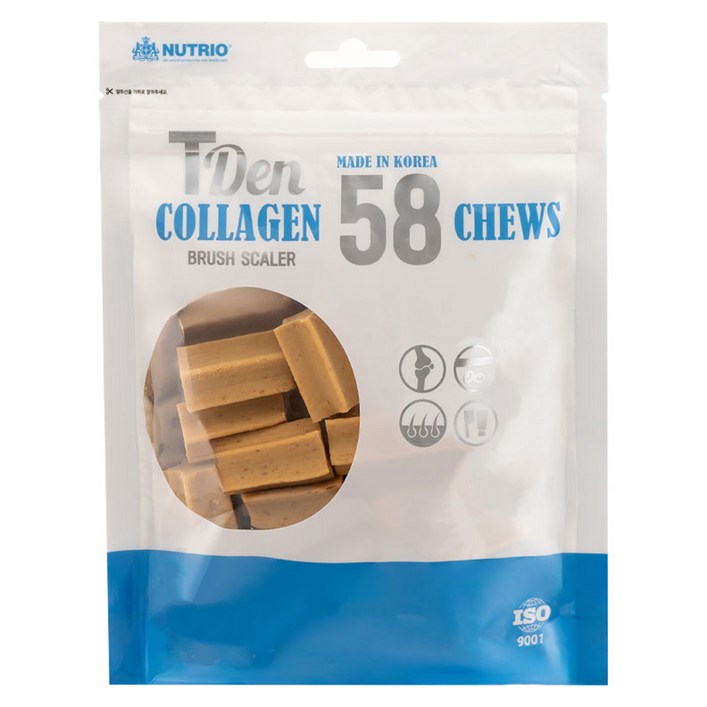 뉴트리오 강아지 티덴콜라겐58 덴탈껌
