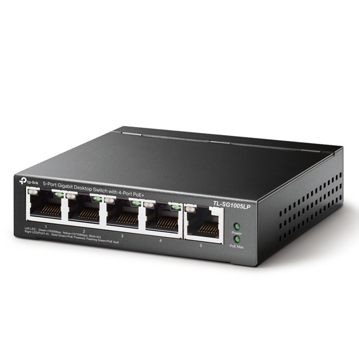 티피링크 5포트 기가비트 데스크톱 PoE  4포트 스위치