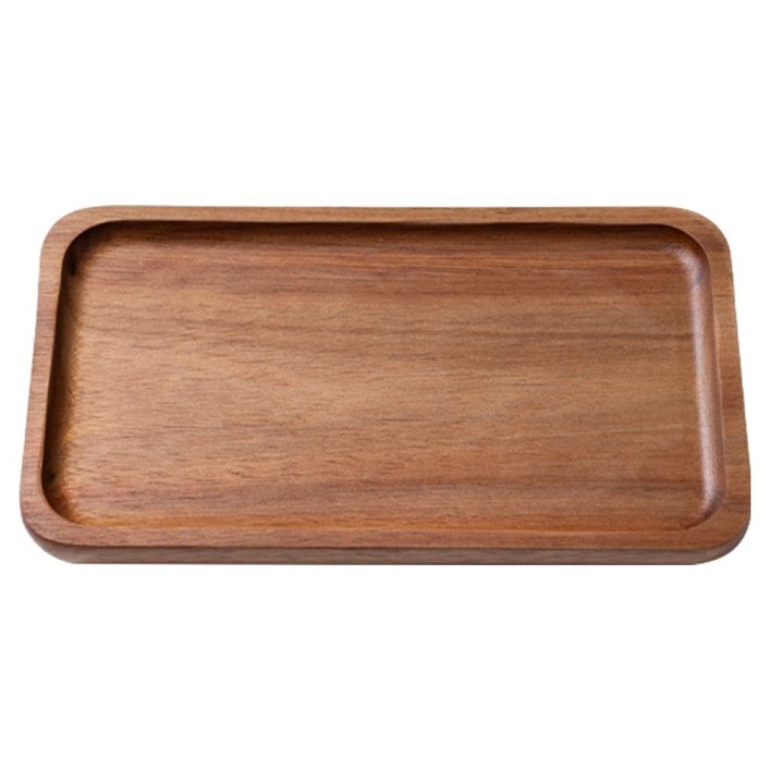 힘룸 튼튼한 원목 우드 트레이, 스몰 스퀘어 트레이, 1개