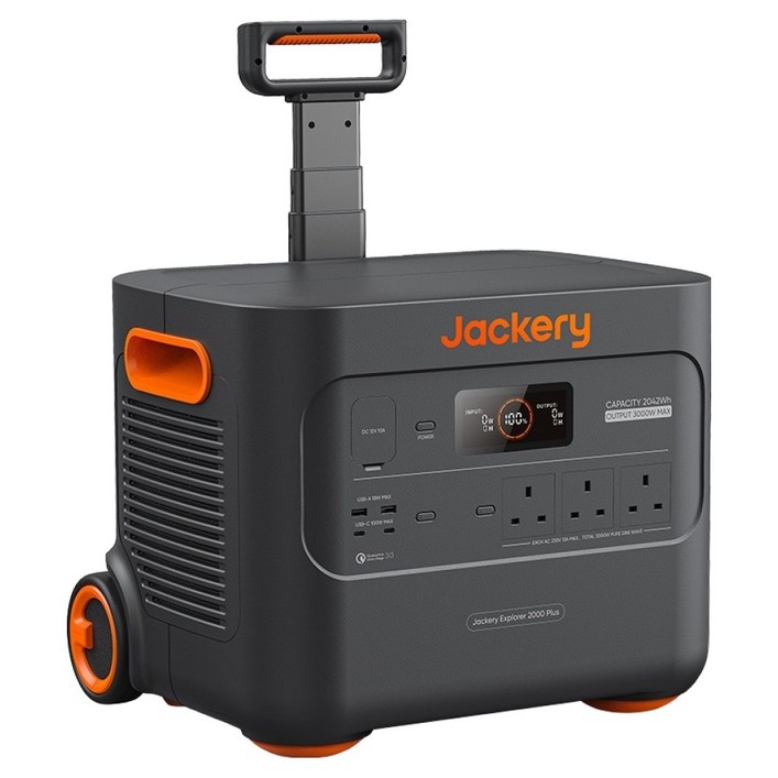 잭커리 Explorer 2000 Plus 인산철 올인원 파워뱅크 차박 캠핑용 단색 JE2000C, 1개, 1개입
