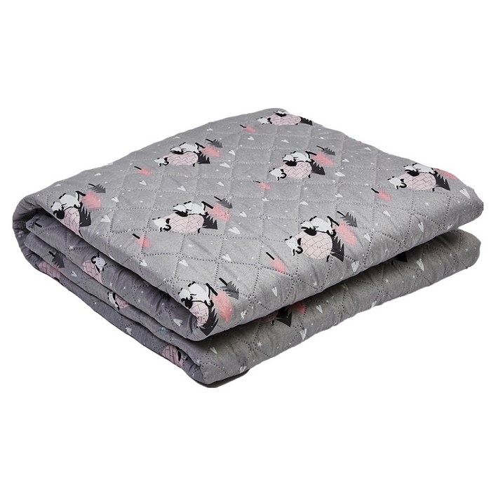 한일의료기 탄소열선 고급 전기요 펭귄이글루, 그레이, L1350 x 1800 mm