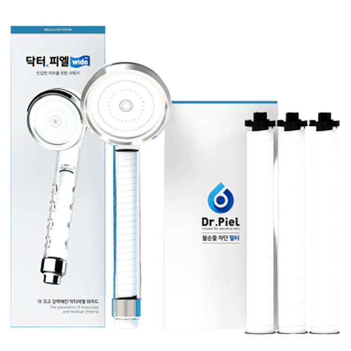 닥터피엘 와이드 샤워기 기본세트 + 세디멘트 필터 3p
