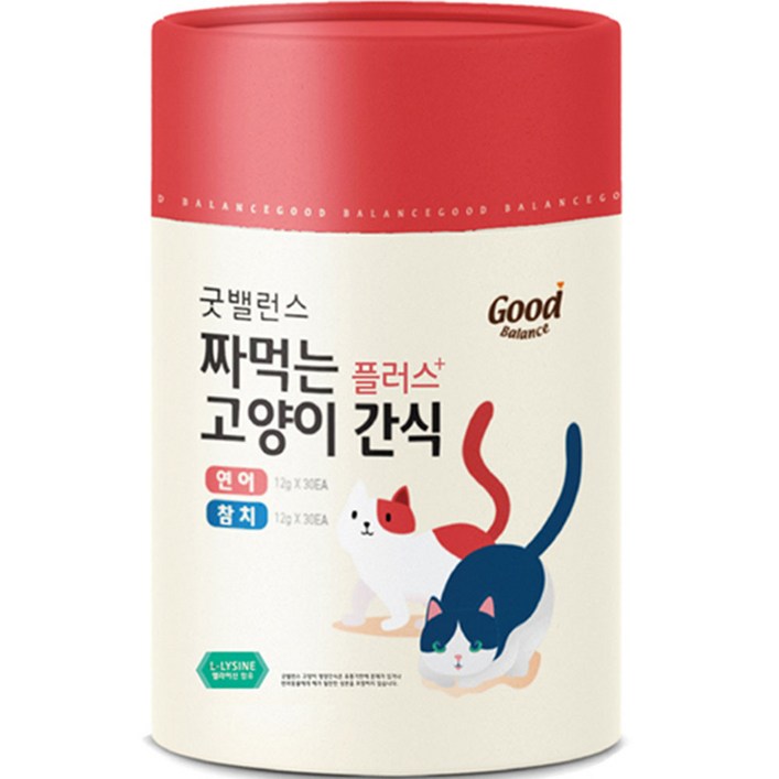 굿밸런스 짜먹는 고양이 간식 플러스