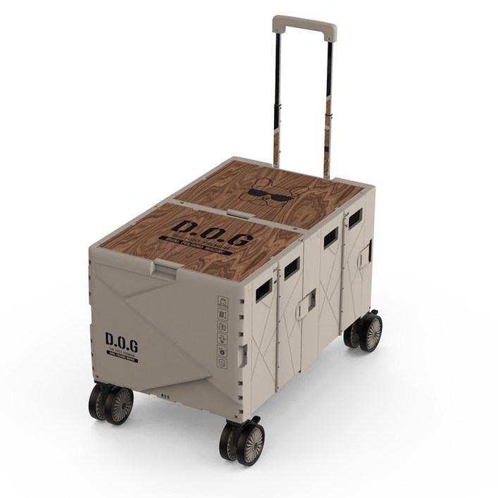 도그독 퍼스트 프리미엄 듀얼 폴딩카트 캠핑웨건