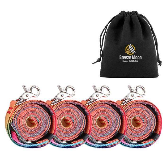 브리즈문 3세대 고강도 타프 웨빙 스트랩 사이드 4p + 보관 파우치 세트