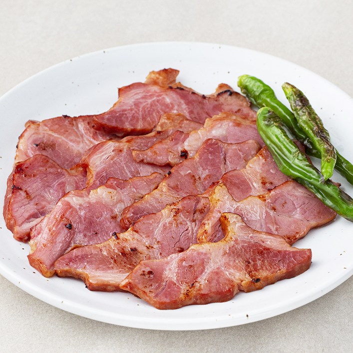 정다운 훈제 돼지 목살 슬라이스