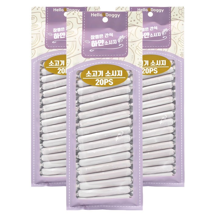 참좋은간식 강아지 하얀소시지 간식