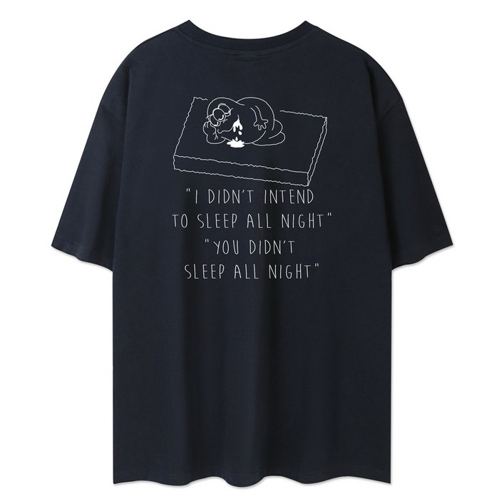 앨빈클로 슬립 몬스터 오버핏 반팔 티셔츠 AST-3116