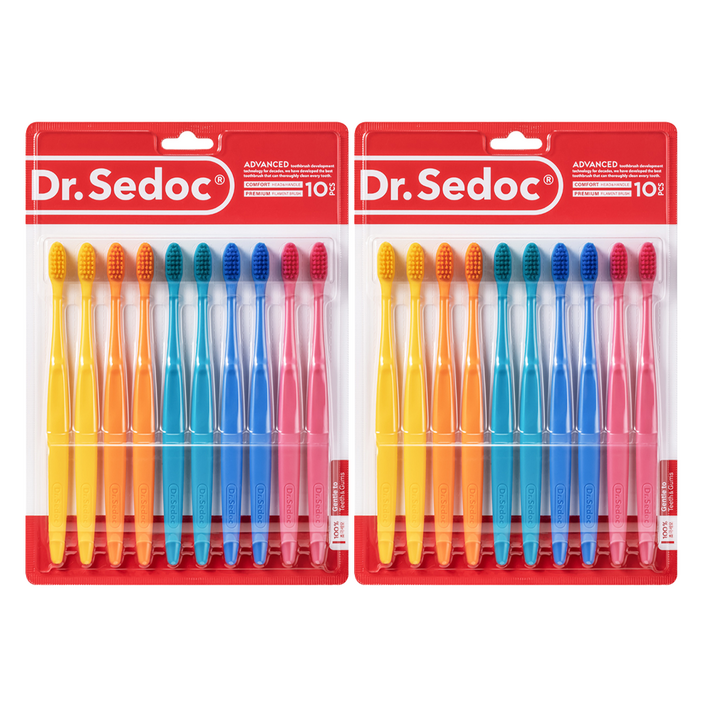 닥터세닥 컬러팝 칫솔, 10개입, 2개