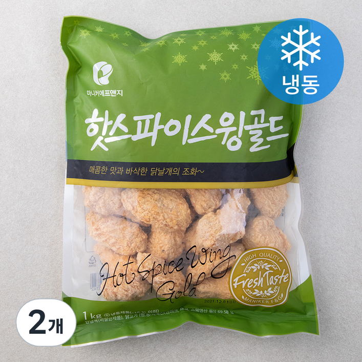 마니커에프앤지 핫스파이스윙골드 냉동 마니커에프앤지 핫스파이스윙골드 냉동