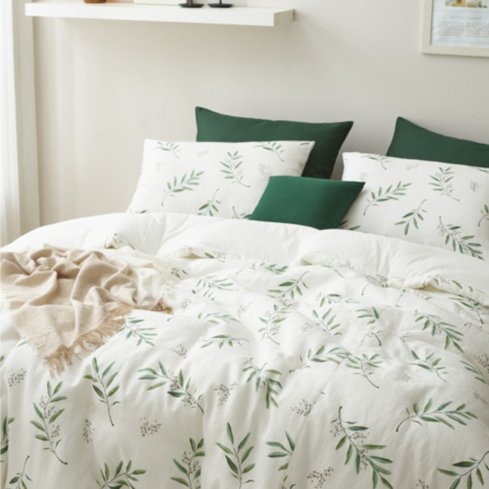 NICEFEEL 신시아 린넨면 차렵이불