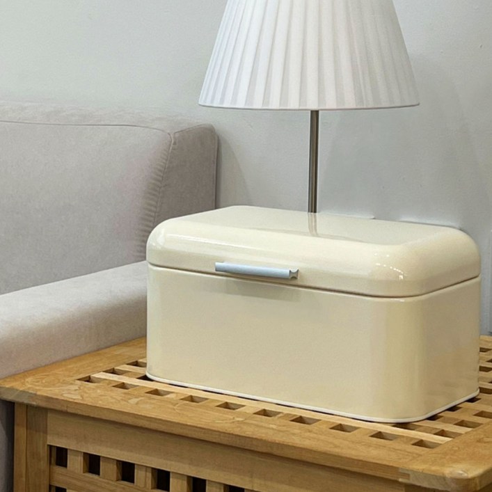 봄앤지니 영양제 보관함 브레드 박스 약통 다용도 식탁 정리함 틴케이스, 1개, 영양제보관함