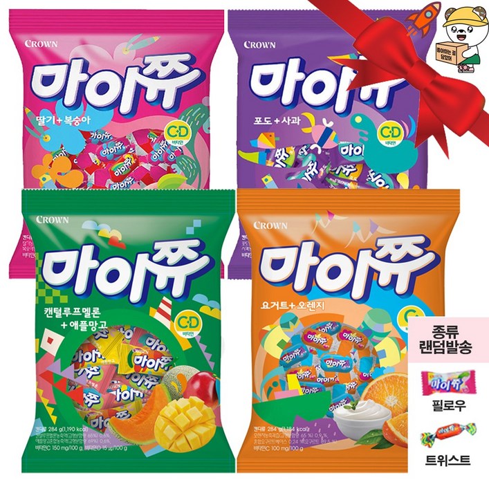 과자몬스터마이쮸 284g 멜론애플망고오렌지요구르트포도사과딸기복숭아, 4개, 284g 과자몬스터마이쮸 284g 멜론애플망고오렌지요구르트포도사과딸기복숭아, 4개, 284g