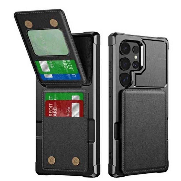 갤럭시 S24 S24플러스 S24울트라  카드 수납형 가죽케이스