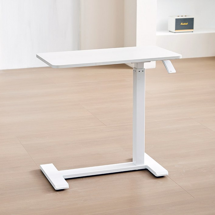 라이크하우스 유압식 높이조절 책상 침대 쇼파 테이블 이동식 사이드테이블