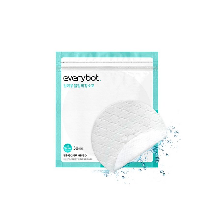 에브리봇 일회용 물걸레 청소포 30p