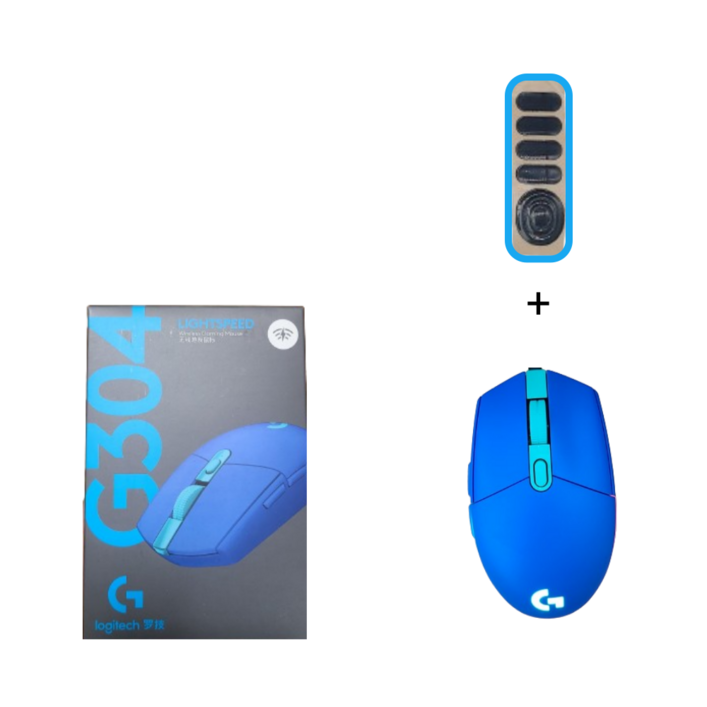 로지텍 G304 무선마우스 게이밍 LIGHTSPEED Wireless Mouse 미개봉 정품 당일발송, 블루