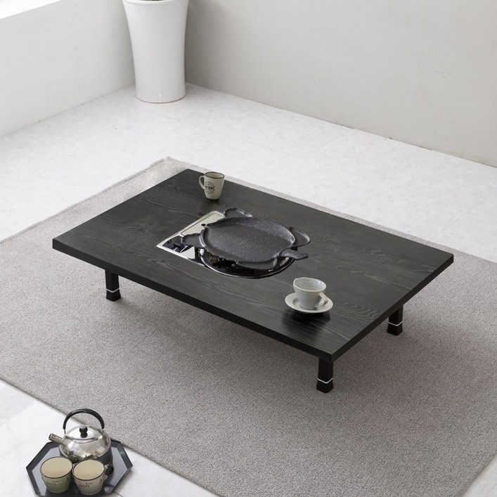 에코베스트 고기불판테이블  거실테이블 불판식탁  불판테이블  가정용불판테이블 업소용불판테이블 접이식불판테이블