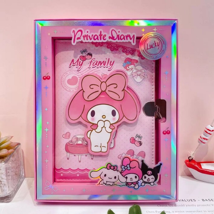 문구보따리 산리오 라부부 카피바라 다이어리 다꾸 비밀일기장 다꾸세트