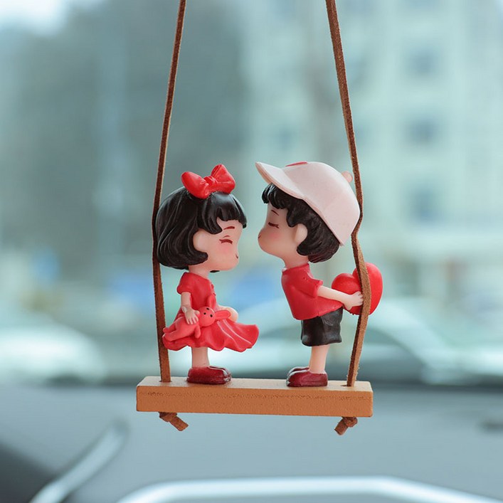 밀튼 차량용 룸미러 장식 악세사리 3종