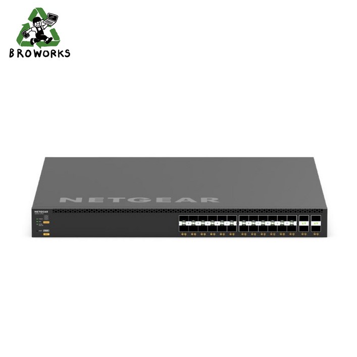 넷기어 XSM4328FV Full L3  AVoIP  10Gbps 24Port SFP  25Gbps 4Port SFP  Desk or Rack Type
