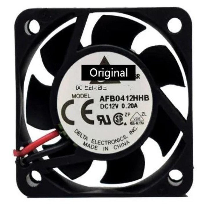 오리지널 100 작동 AFB0412HHB 4cm DC 12V 0.20A 3 핀 컴퓨터 케이스 메인 보드 서버 인버터 냉각 팬