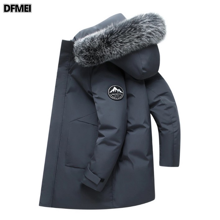 DFMEI 패딩 남중 롱 후드 빅 퍼 카라 패션 겨울 도톰 남성 코트 패션 DFMEI 패딩 남중 롱 후드 빅 퍼 카라 패션 겨울 도톰 남성 코트 패션